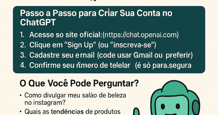 Domine o ChatGPT – Aula 2: Como Criar sua Conta e Começar a Usar AGORA (Mesmo Sem Ser “Tech”)